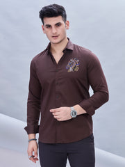 Embro Shirt Brown 3