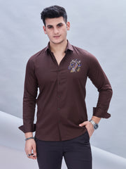 Embro Shirt Brown 3