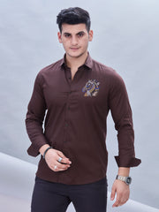 Embro Shirt Brown 3