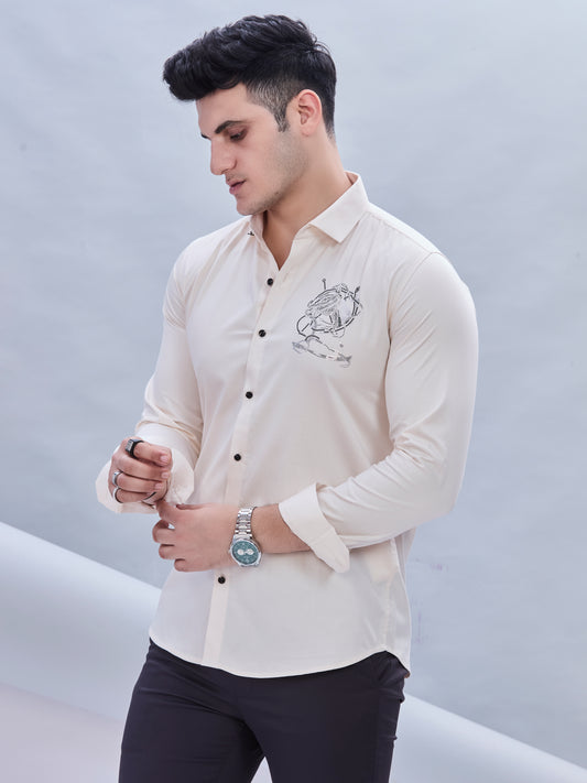Embro Shirt Cream 3