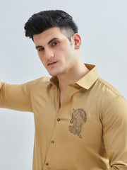 Embro Shirt Khaki 1