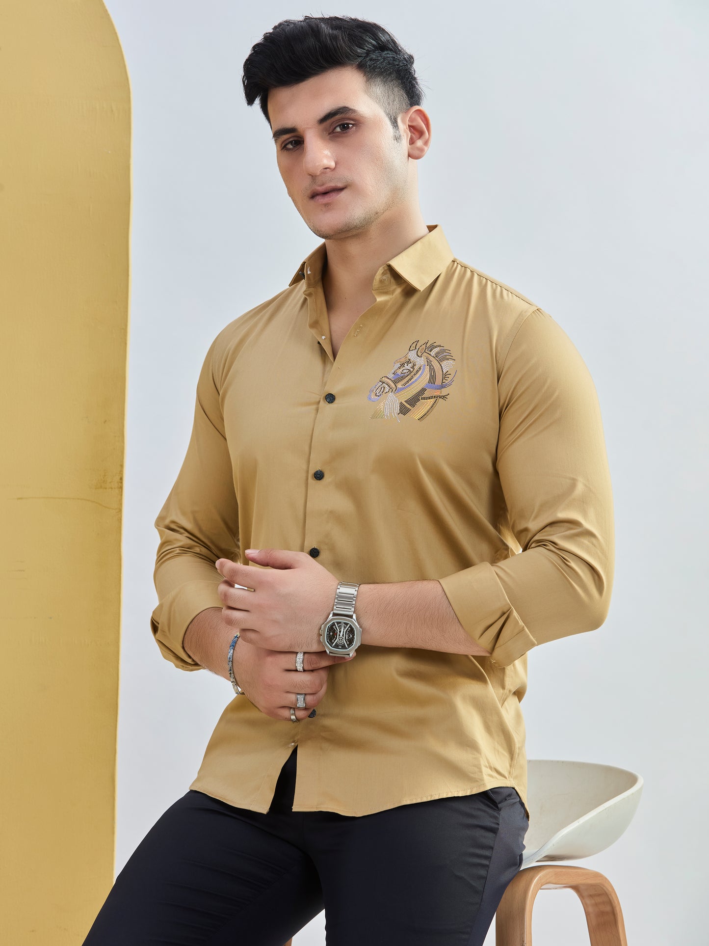 Embro Shirt Khaki 3