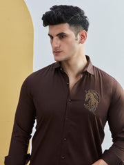 Embro Shirt Brown 1