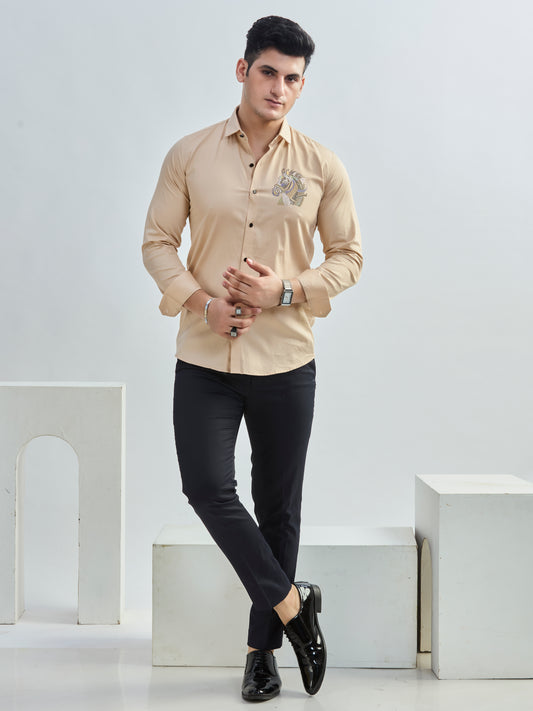 Embro Shirt Beige 3
