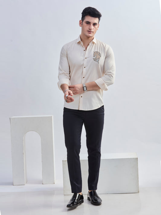Embro Shirt Cream 1