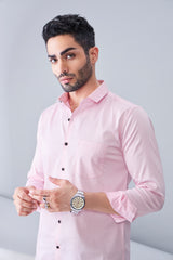 ITALIAN SATIN- PINK (FULL SLEEVE)