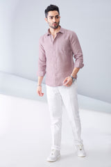 ORGANIC LINEN PURPLE