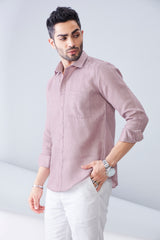 ORGANIC LINEN PURPLE