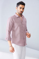 ORGANIC LINEN PURPLE