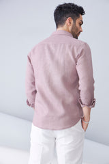 ORGANIC LINEN PURPLE