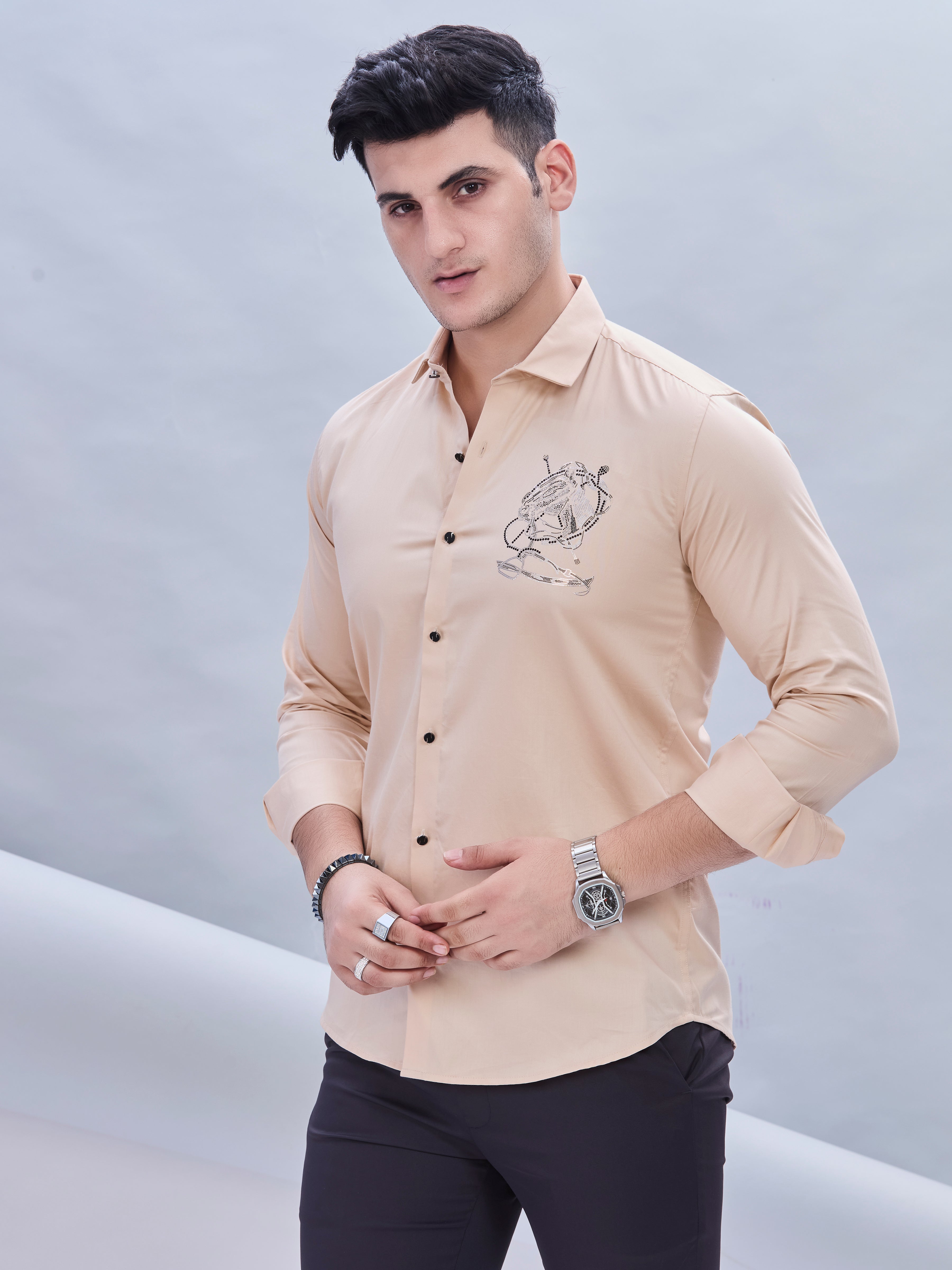 Embro Shirt Beige 2