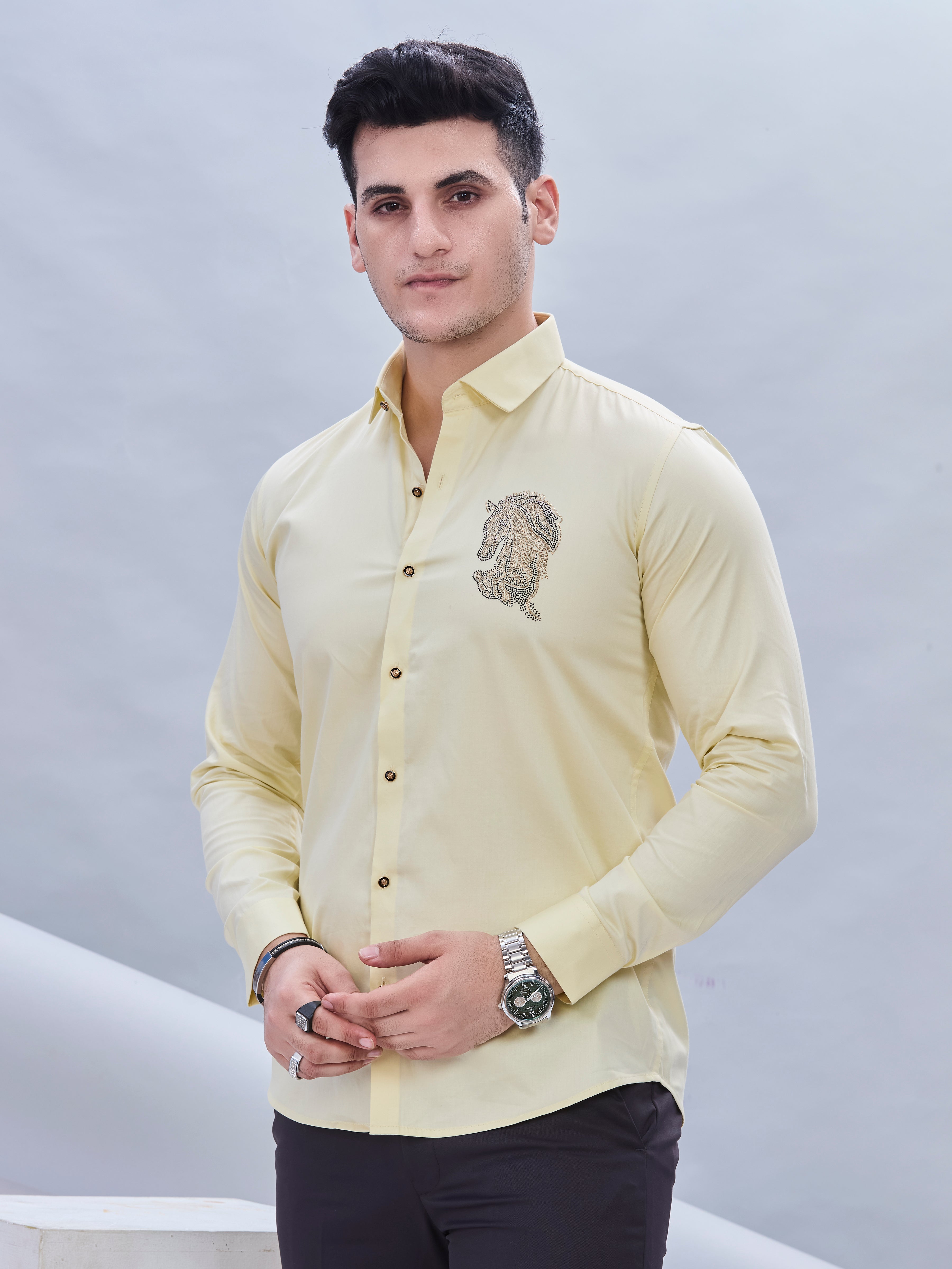 Embro Shirt Yellow