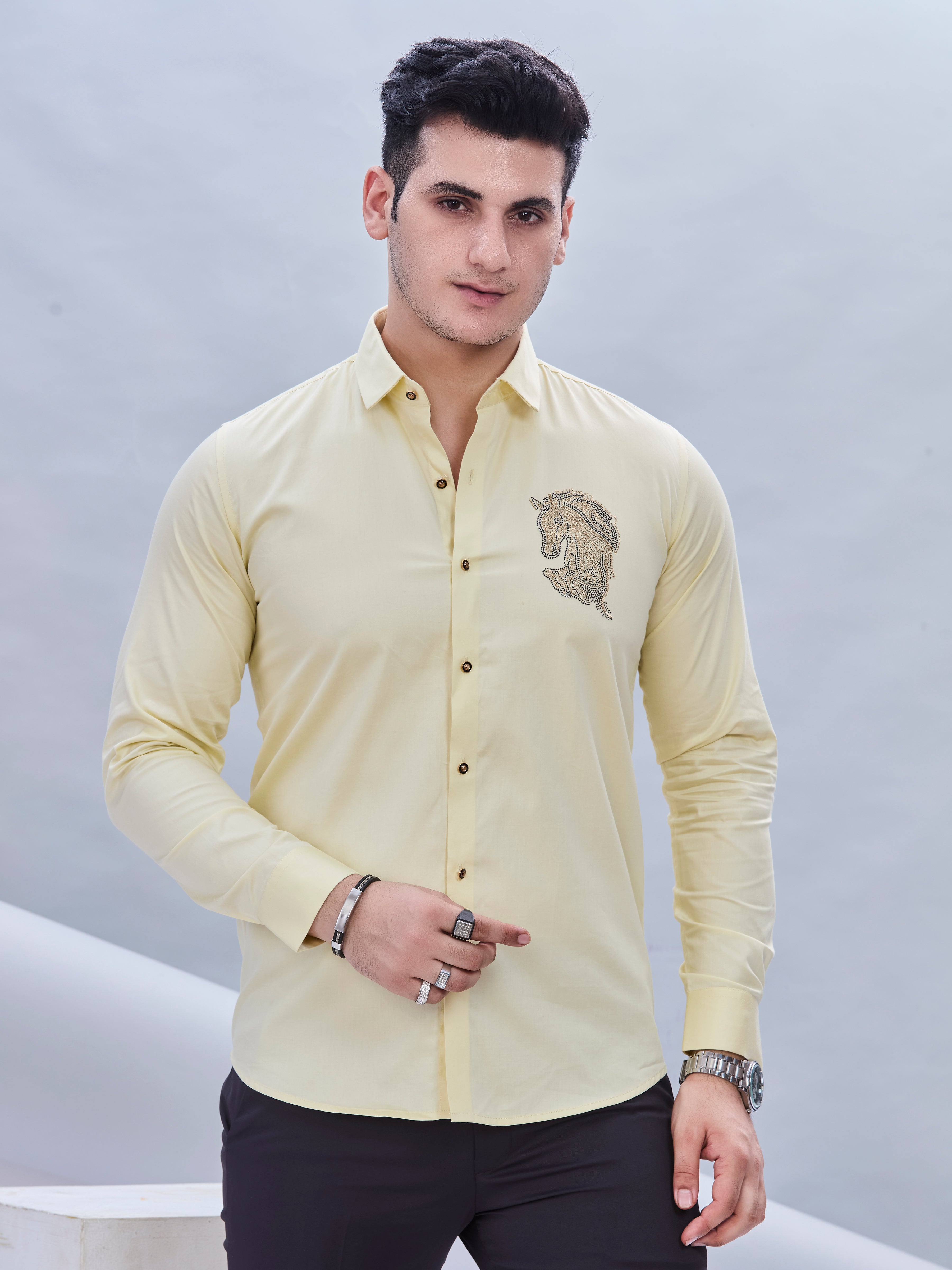Embro Shirt Yellow