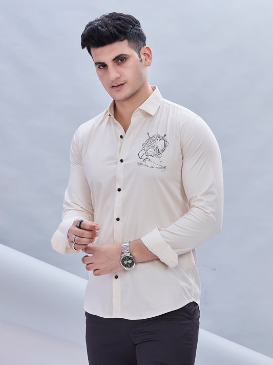 Embro Shirt Cream 3