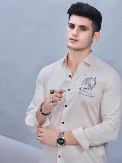 Embro Shirt Cream 3