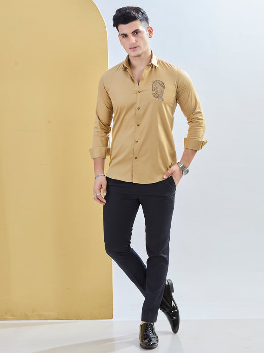 Embro Shirt Khaki 1