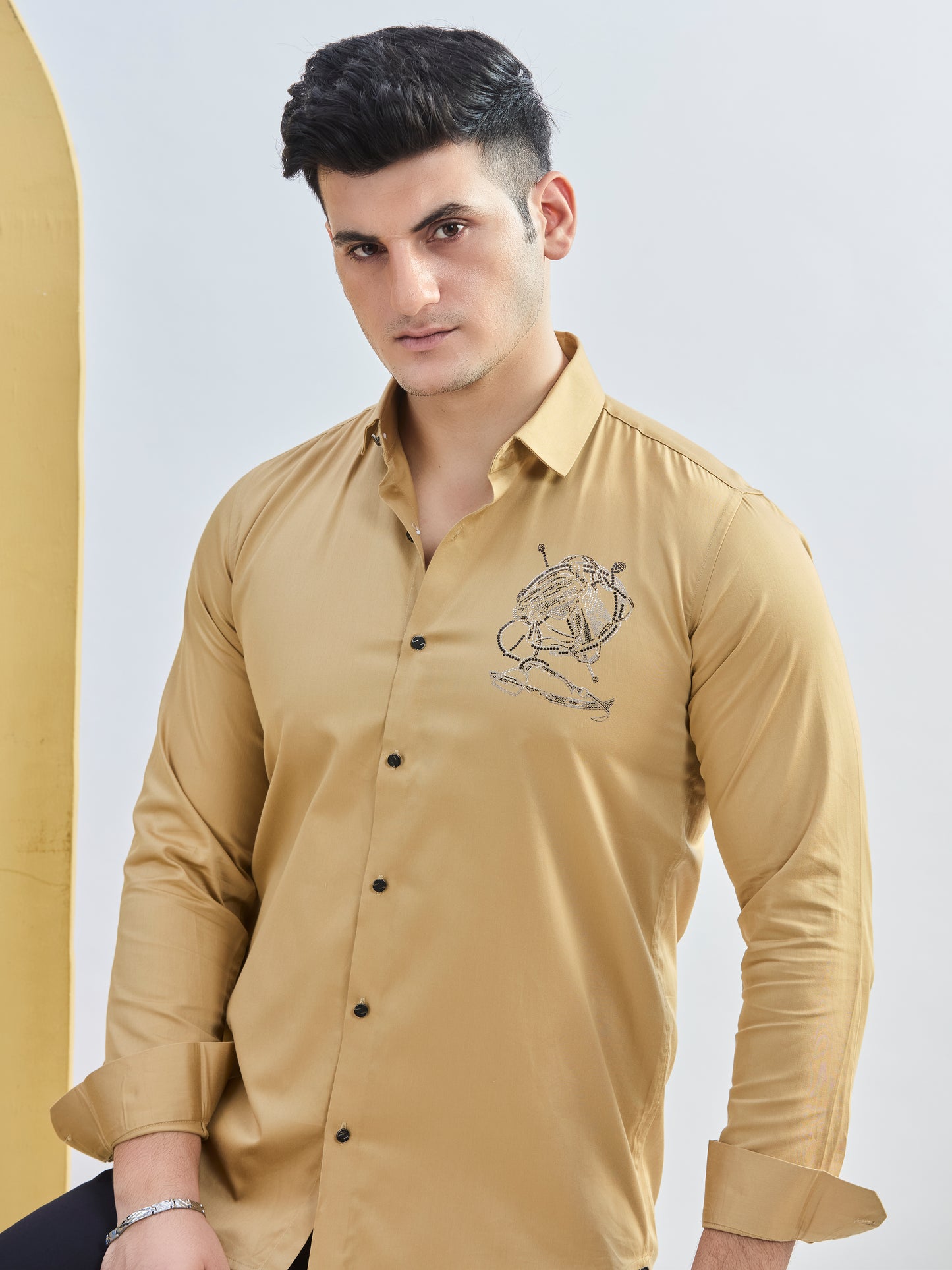 Embro Shirt Khaki 2