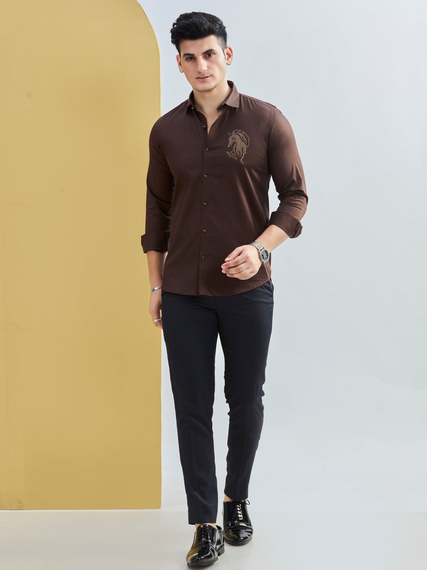 Embro Shirt Brown 1