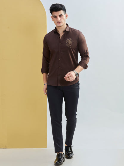 Embro Shirt Brown 1