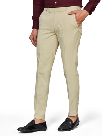 Flexi Waist Pista Formal Pants for Men