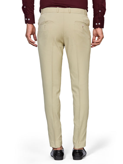 Flexi Waist Pista Formal Pants for Men