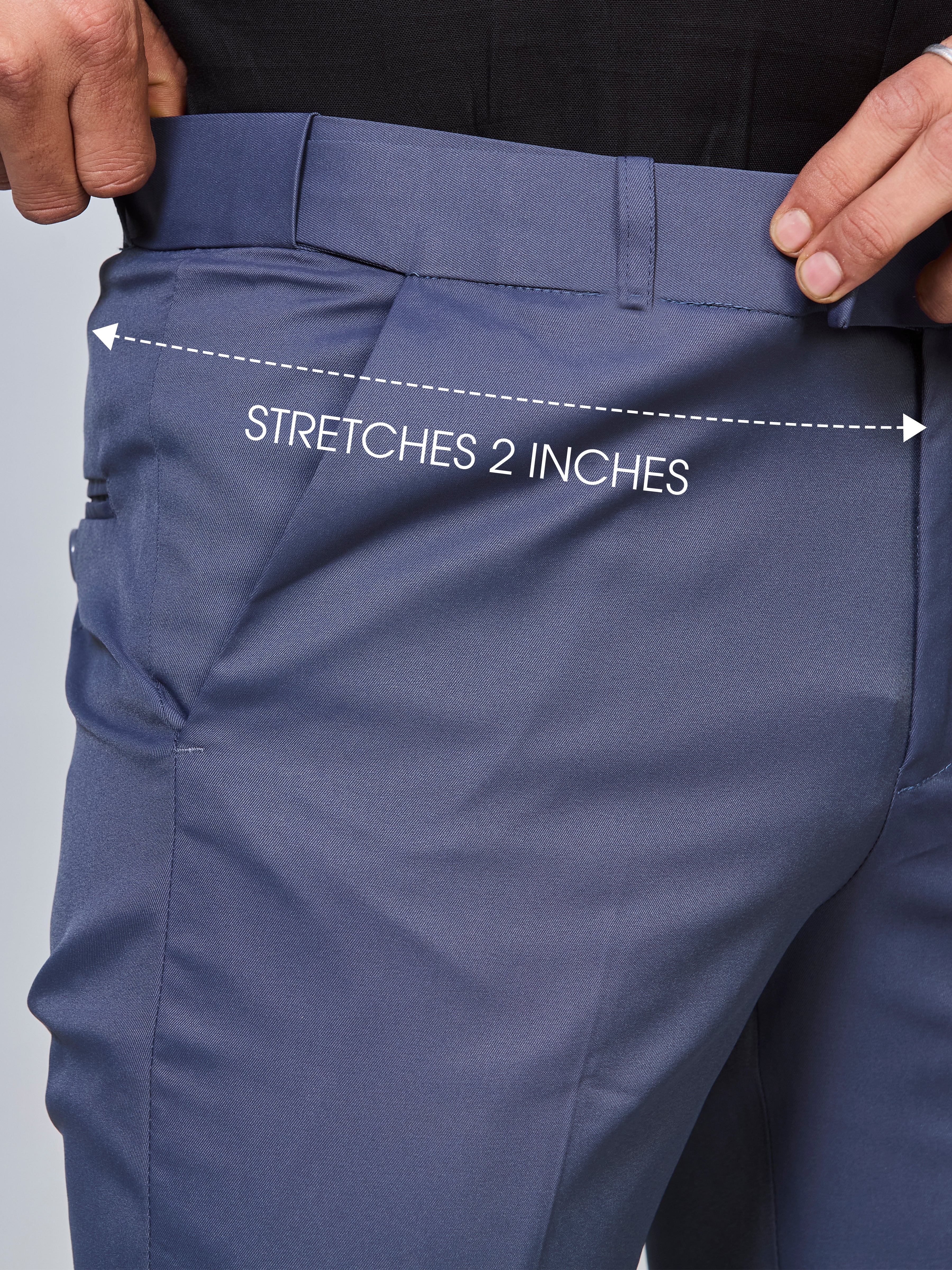 Flexi Waist Blue