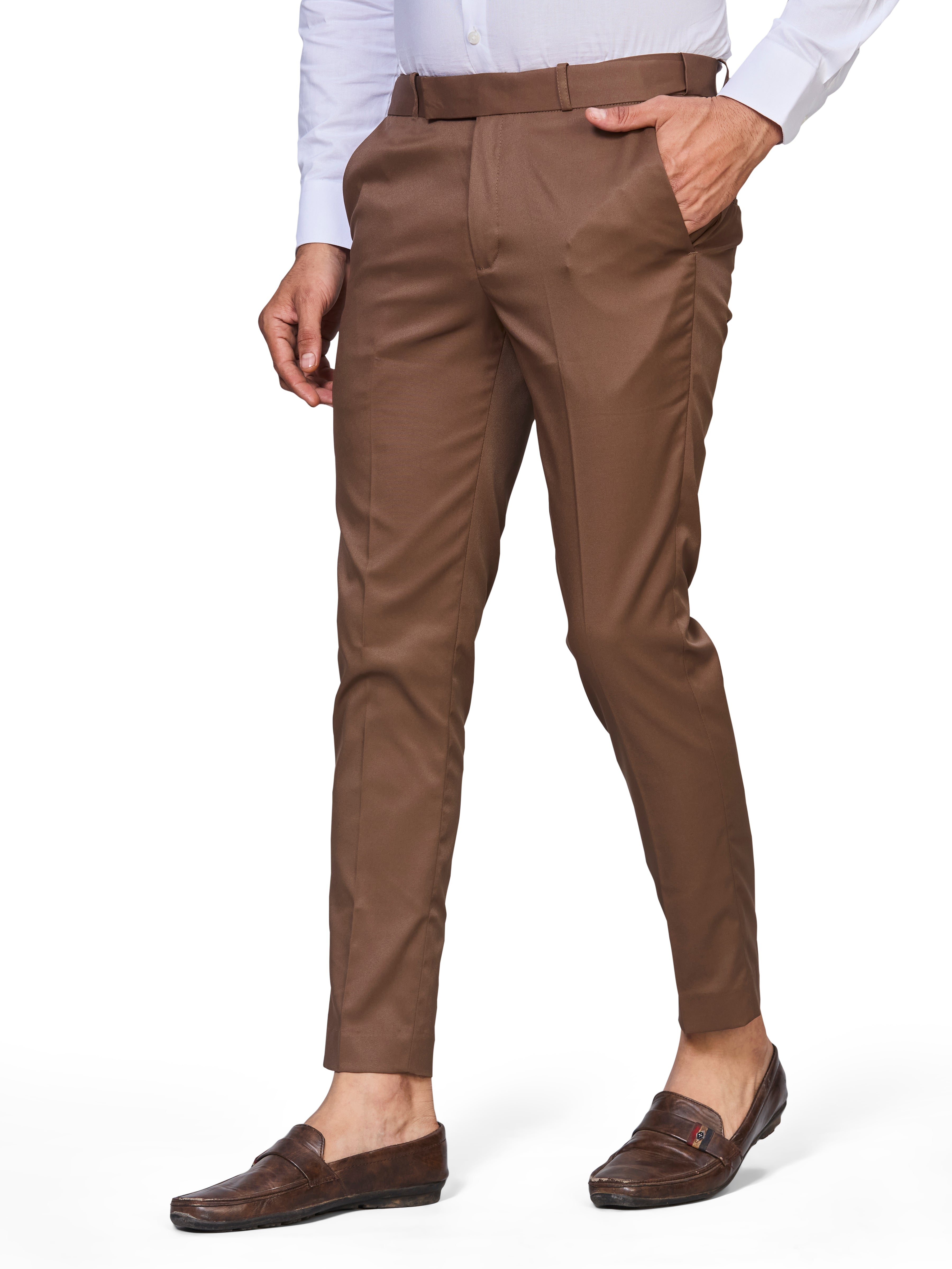 Flexi Waist Brown