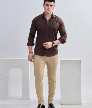 Embro Shirt Brown