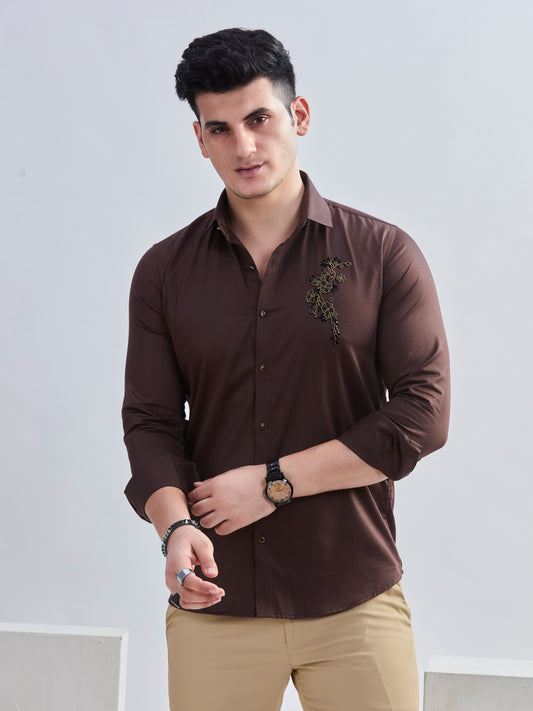 Embro Shirt Brown