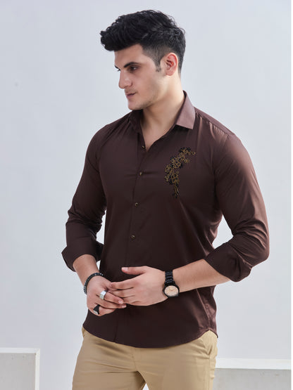 Embro Shirt Brown