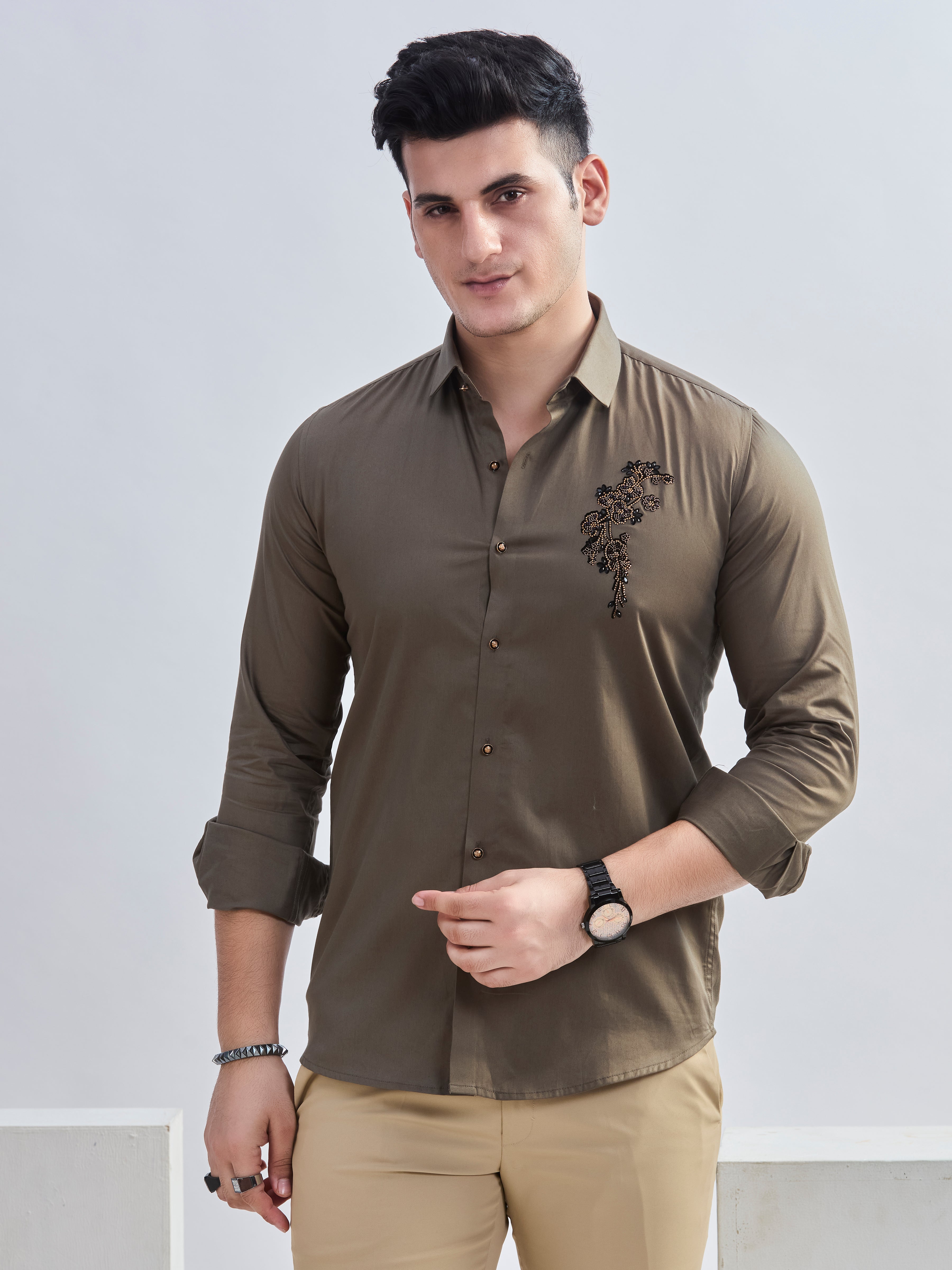 Embro Shirt Green