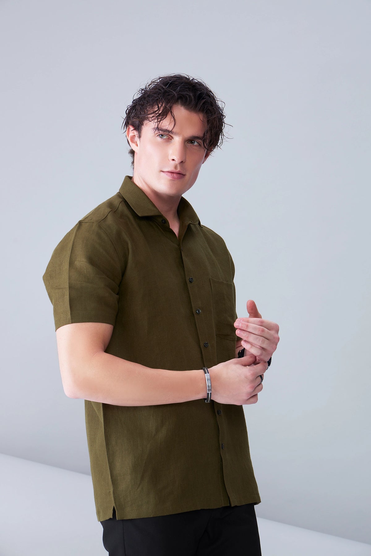 EUROPEAN LINEN M.GREEN (HS)