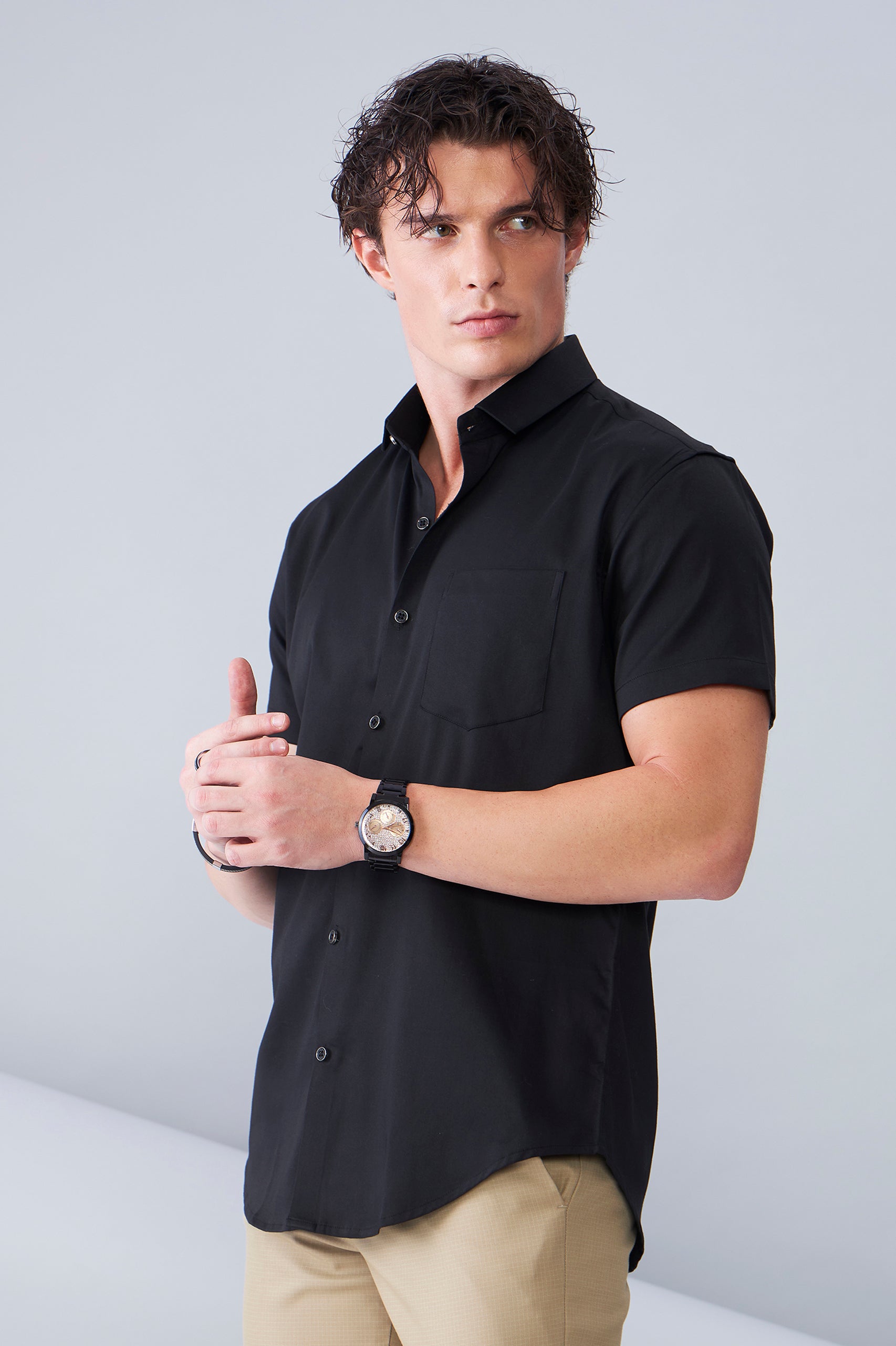 ITALIAN SATIN BLACK