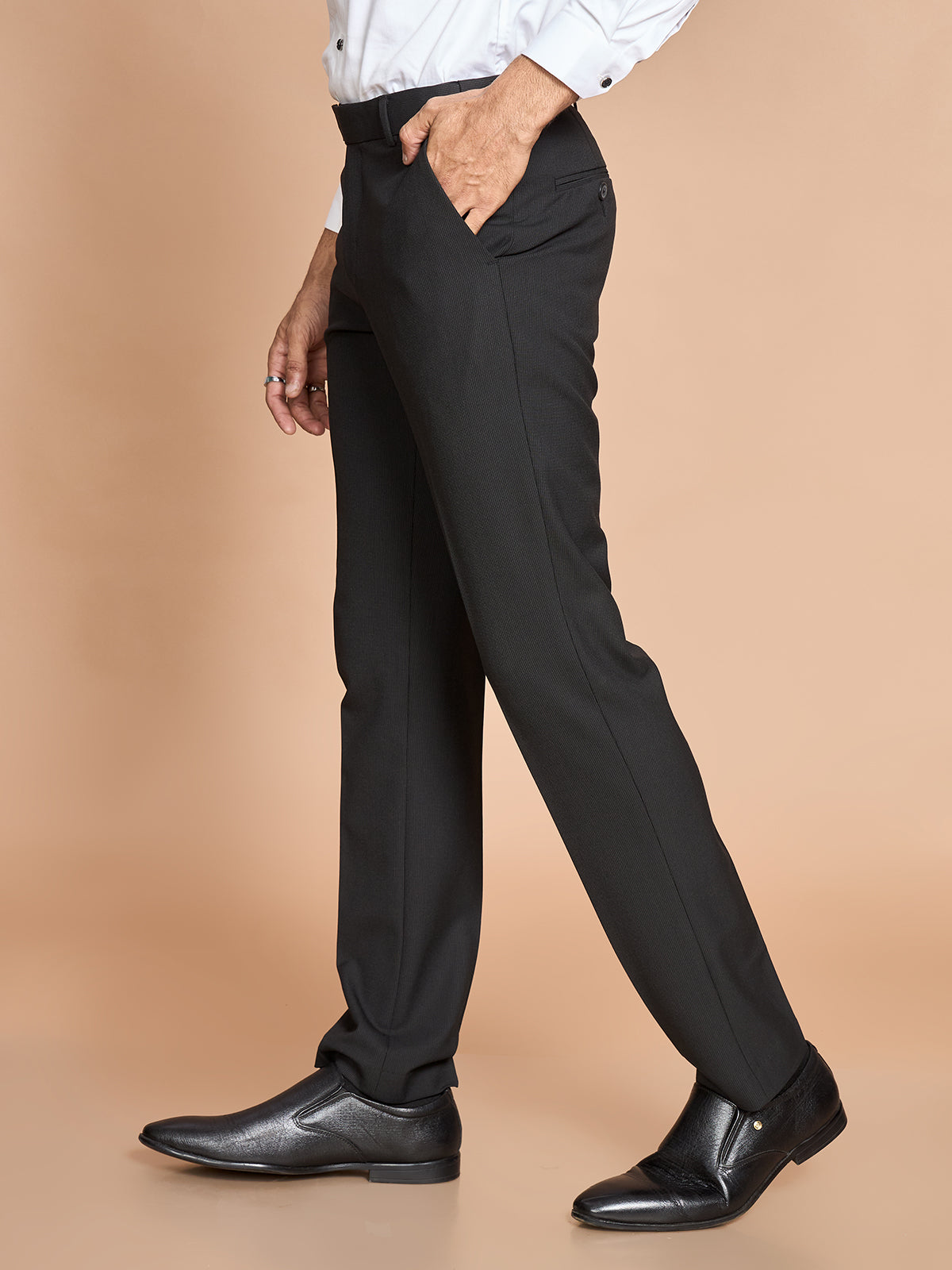 Strip 4 Way Stretch Pant-Black