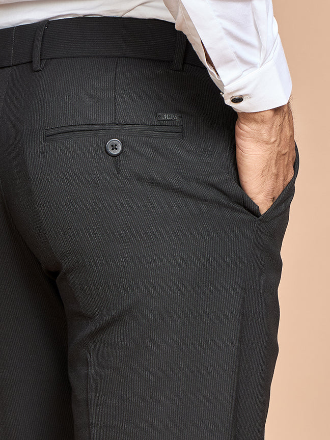 Strip 4 Way Stretch Pant-Black