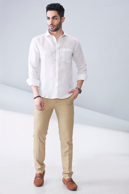 ORGANIC LINEN WHITE