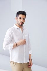 ORGANIC LINEN WHITE