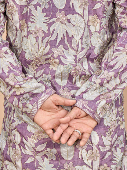 Royal Purple Kurta for Men