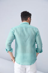 ORGANIC LINEN GREEN