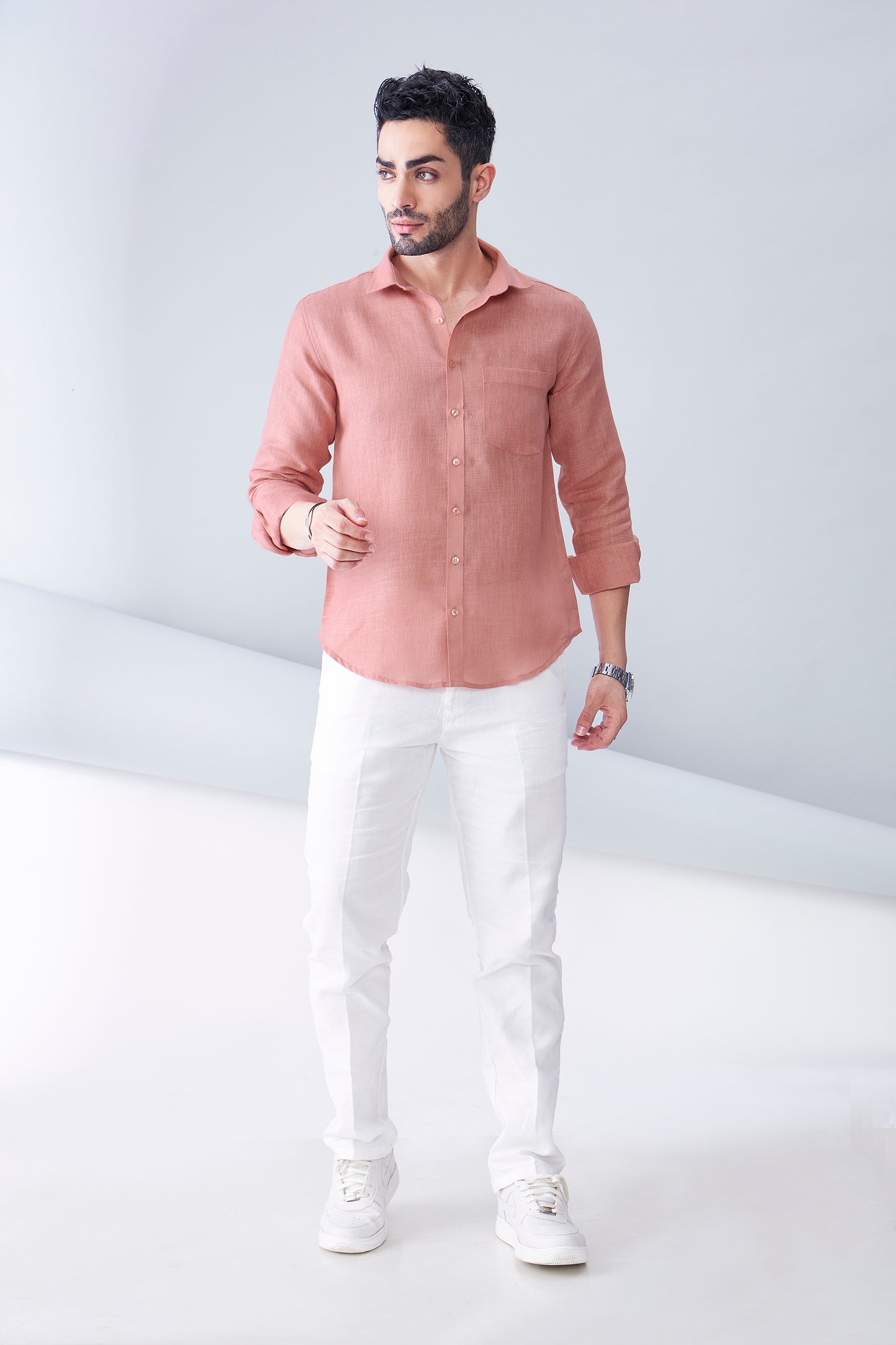 ORGANIC LINEN RUST