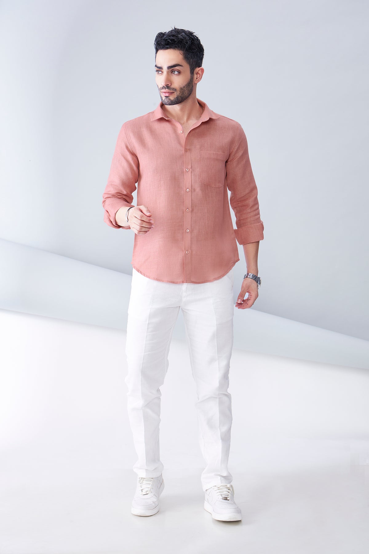 ORGANIC LINEN RUST