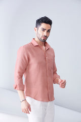 ORGANIC LINEN RUST