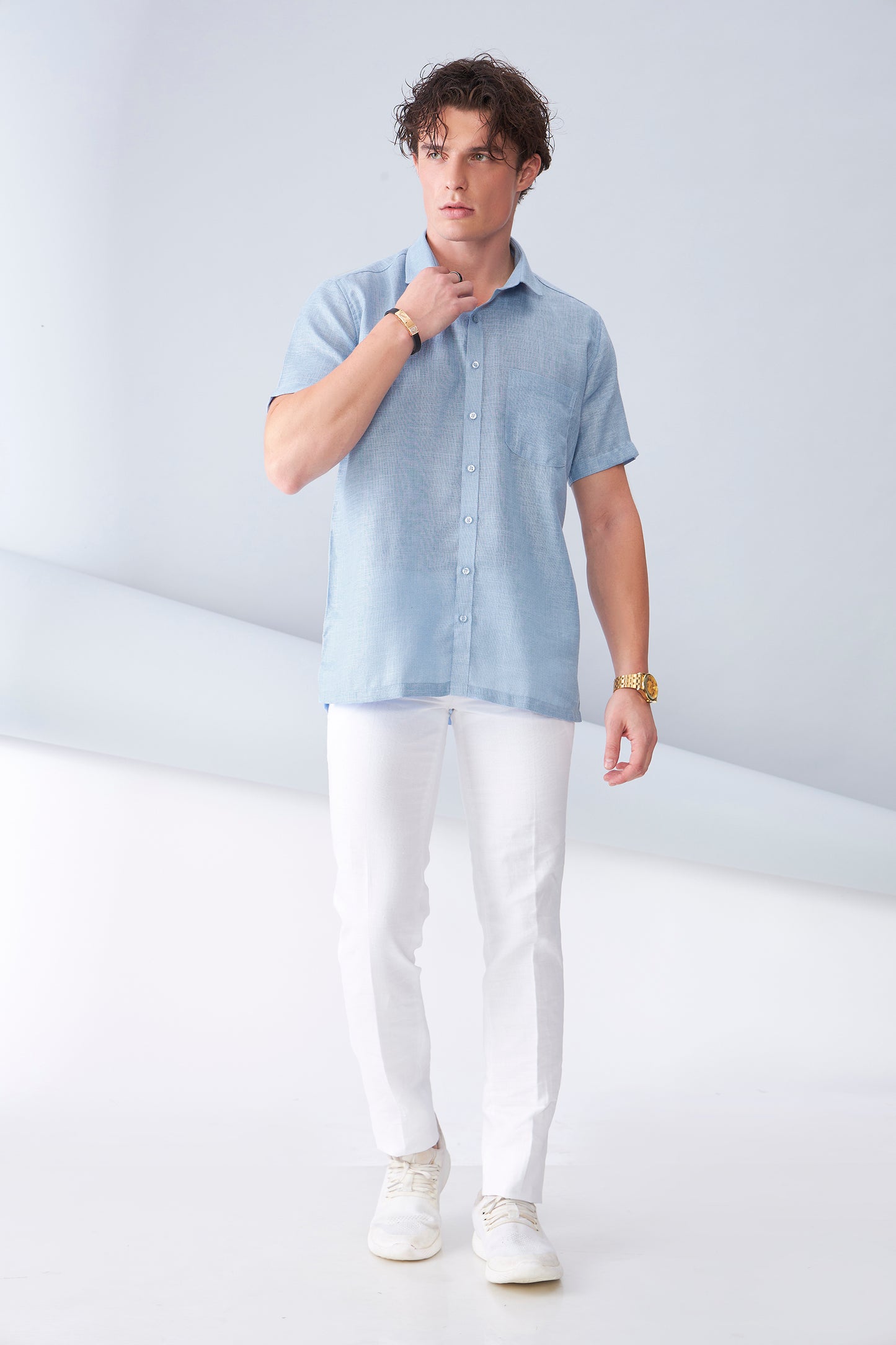 ORGANIC LINEN BLUE HS