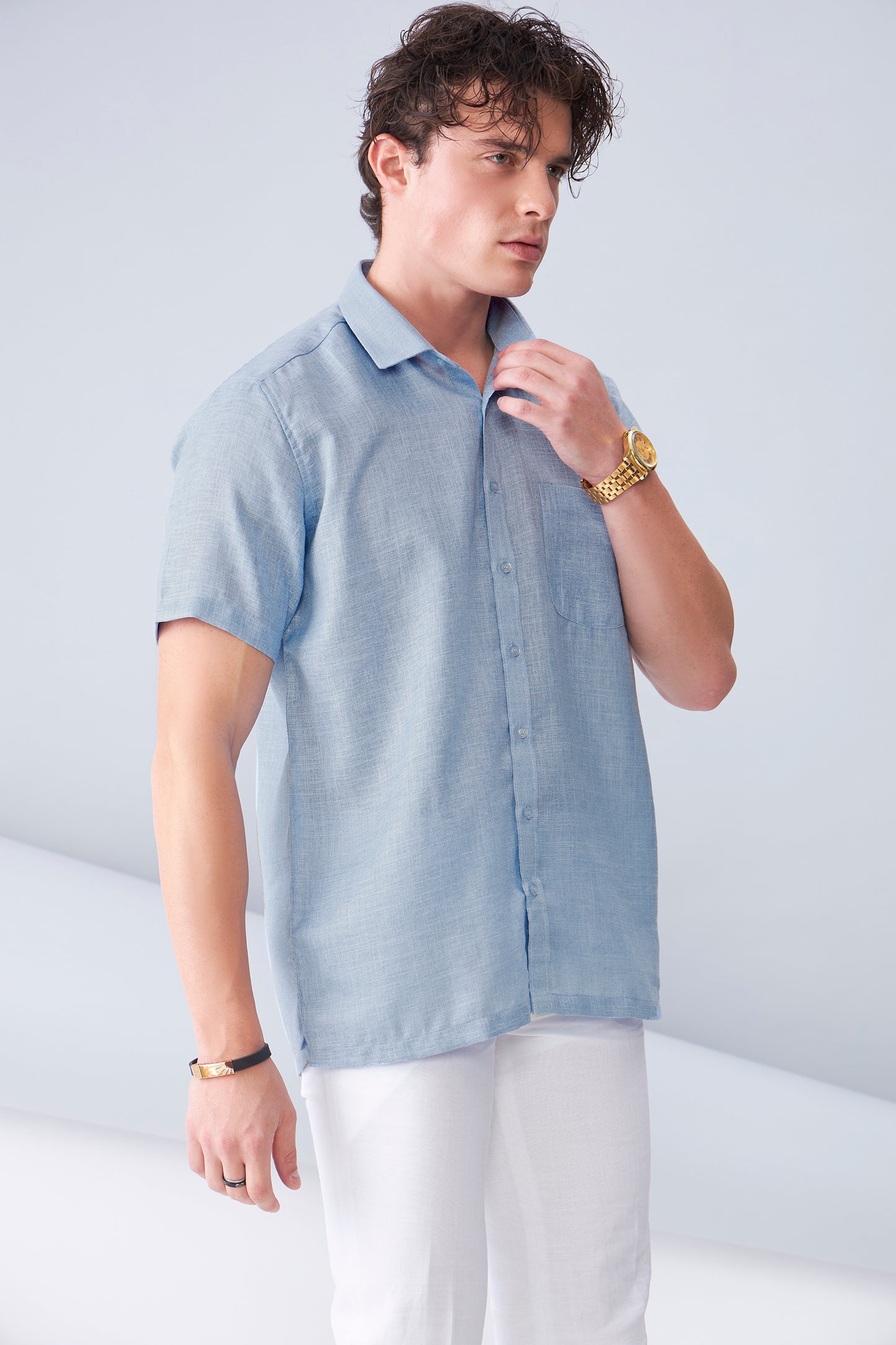 ORGANIC LINEN BLUE HS