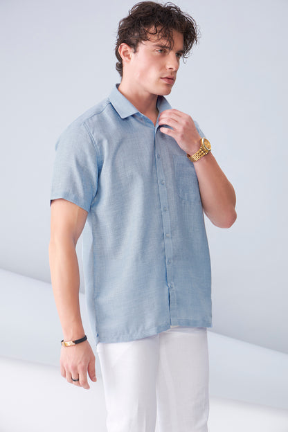 ORGANIC LINEN BLUE HS