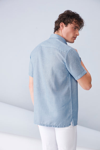 ORGANIC LINEN BLUE HS