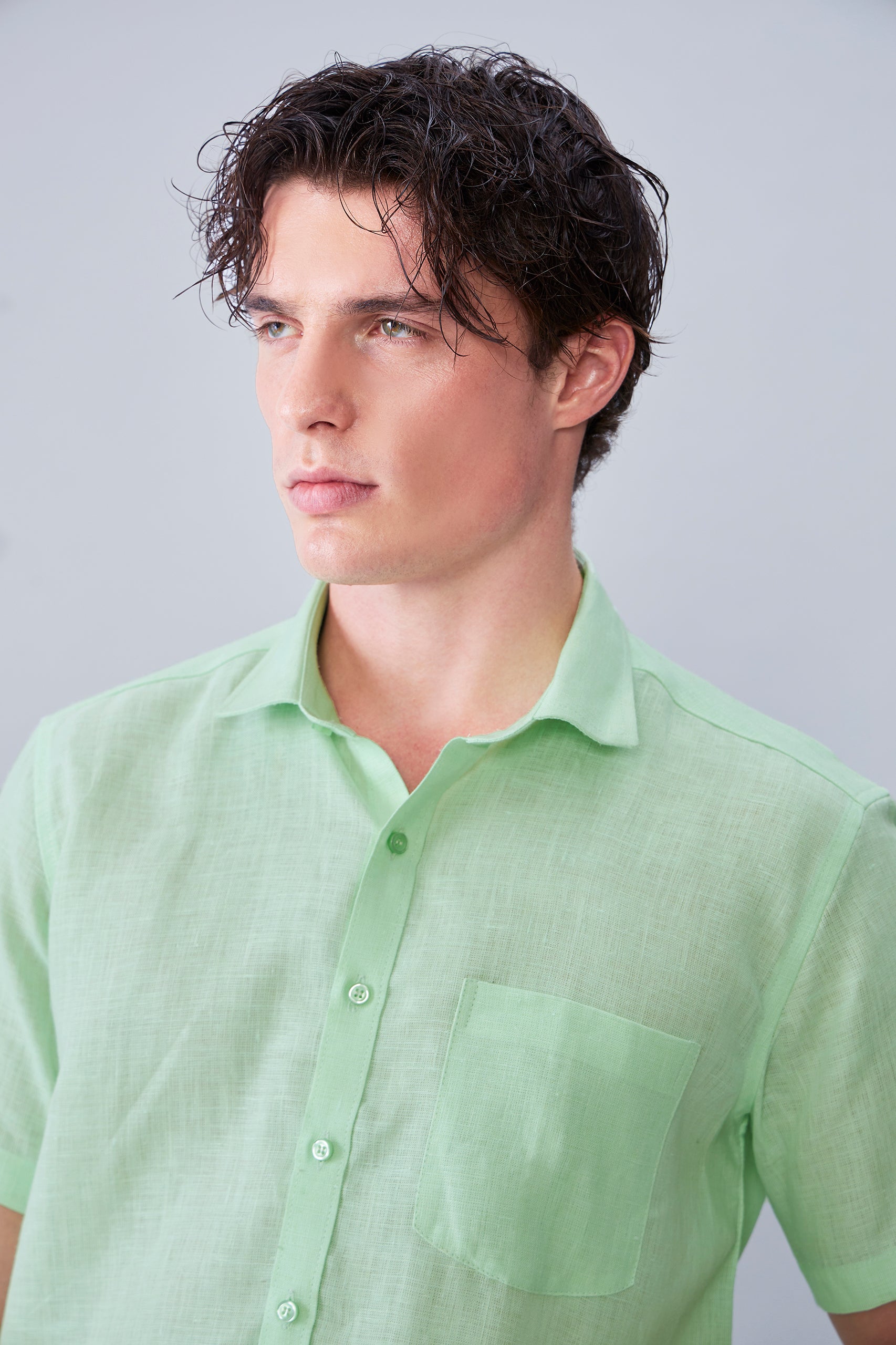 EUROPEAN LINEN MINT GREEN (HS)