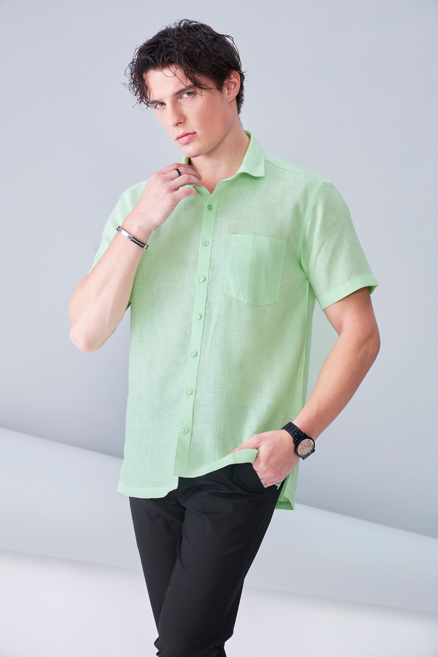 EUROPEAN LINEN MINT GREEN (HS)