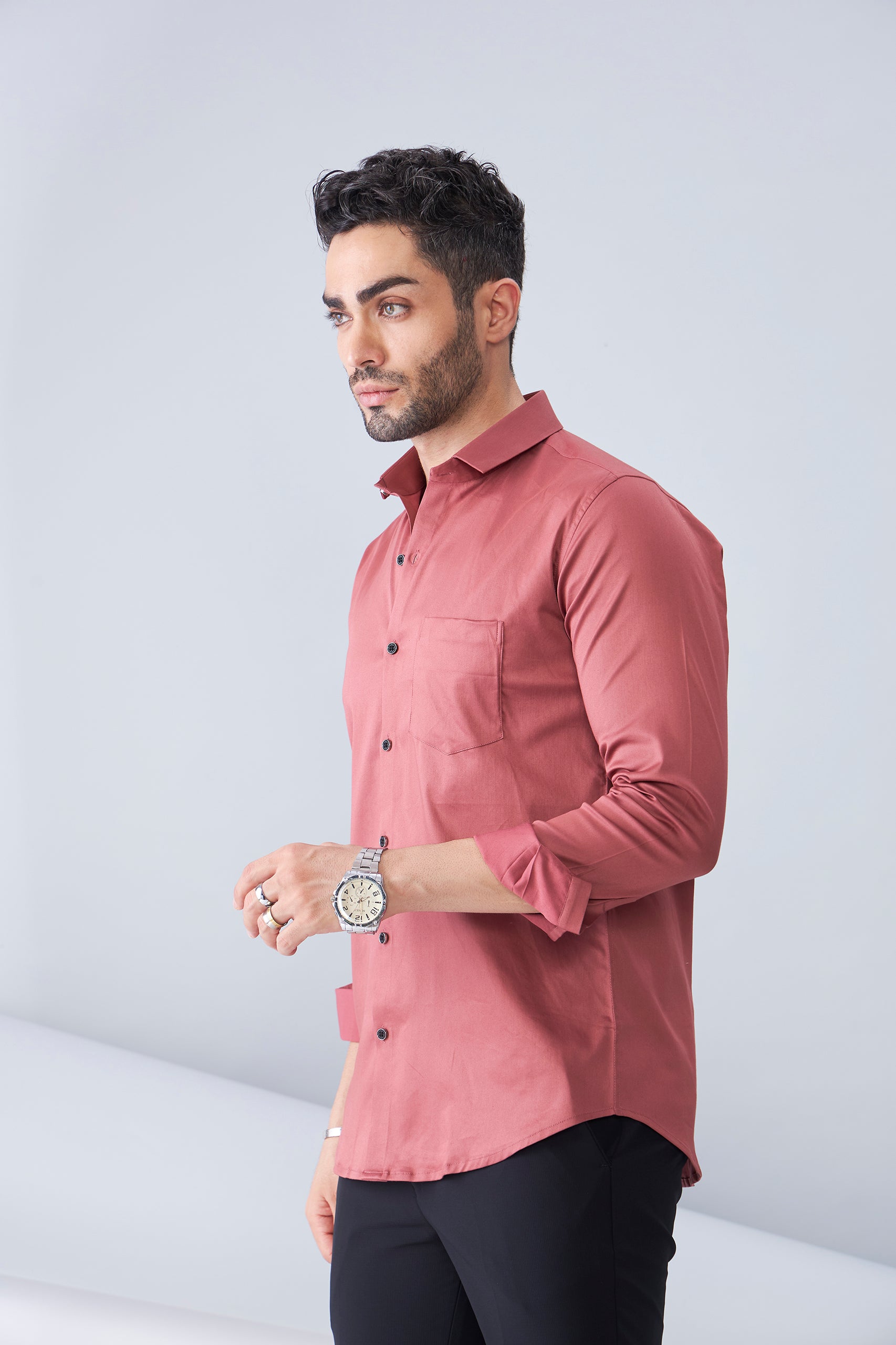 ITALIAN SATIN- RED (FULL SLEEVE)