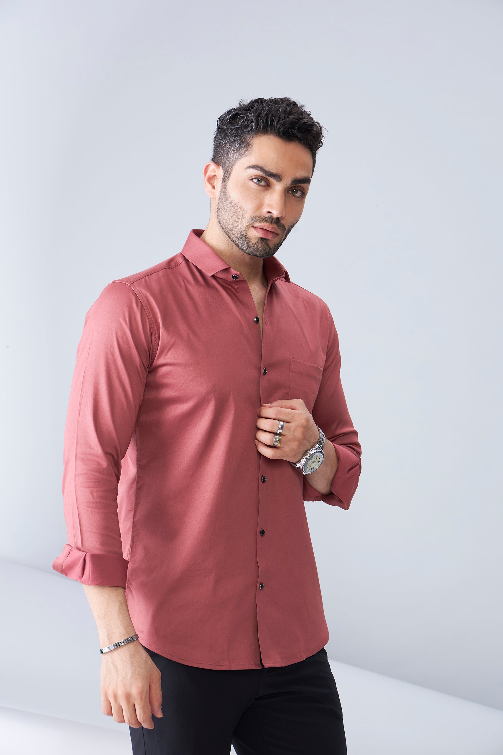 ITALIAN SATIN- RED (FULL SLEEVE)